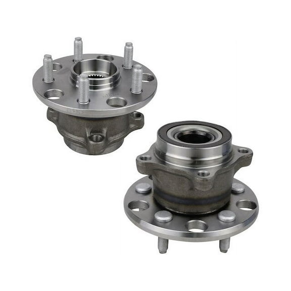 Rear Wheel Hub Assembly Set - Compatible with 2006 - 2015 IS350 2007 2008 2009 2010 2011 2012 2013 2014