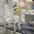 thumbnail image 5 of ACME Dresden Executive Office Chair in Synthetic Leather & Bone White, 5 of 6