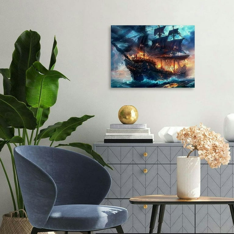 Tableau Sci-fi Sur Toile – 20 X 20, Impression D'art, Déco Gaming, NEUF