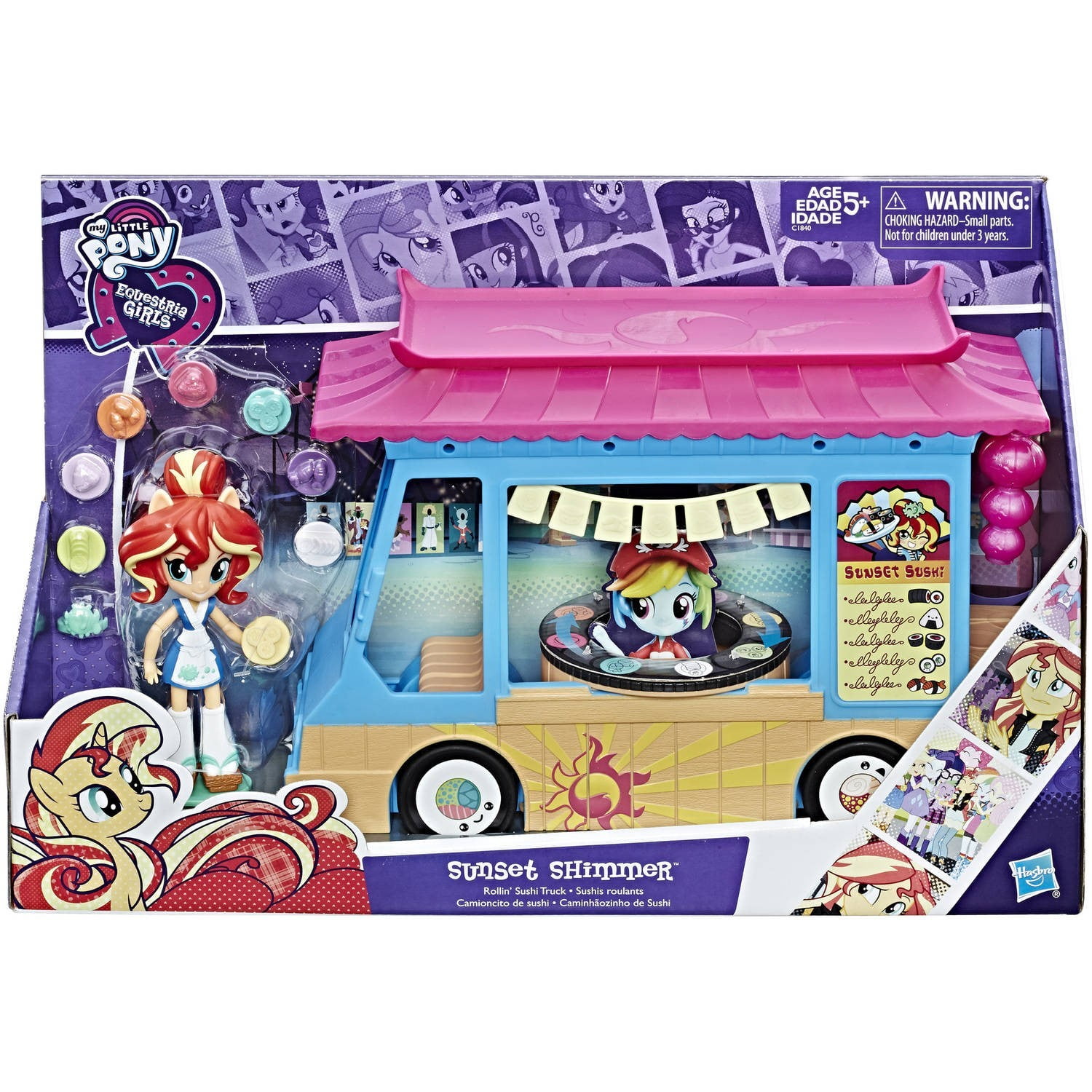 my little pony sushi truck