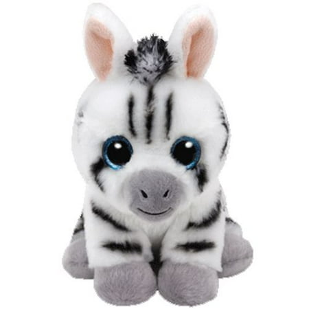 Curly Beanie Baby - Stripes Zebra Beanie Babies 8 inch - Stuffed Animal by Ty (41198)