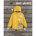 thumbnail image 2 of Bluey Big Kids' Boy or Girl Full-Zip Hooded Rain Jacket Yellow with Bluey and Bingo Graphics, 2 of 6