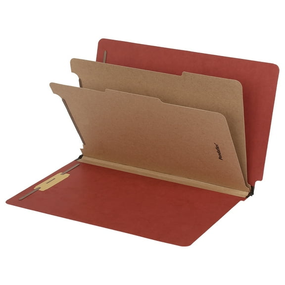 Pendaflex Pressboard Classification Folder 2-Dividers 2" Expansion Legal Size Brown 10/Box (1007076)