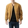 thumbnail image 3 of Landing Leathers Men MA-1 Suede Leather Flight Bomber Jacket (Regular and Tall), 3 of 6