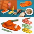 thumbnail image 3 of 2 In 1 Dumpling Maker, Manual Dumpling Maker Mould, Kitchen Dumpling Making Tool, Baking Pastry Manual Artifact For Pressing Dumpling Skin Wrapper Mould Dough Press Maker (Yellow), 3 of 5