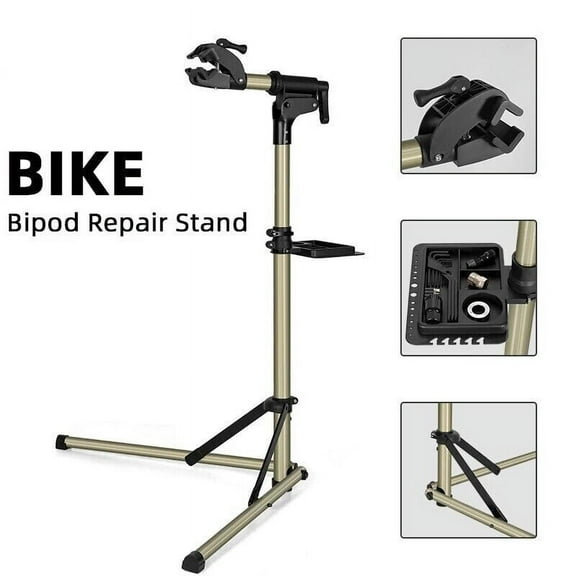 ROCKBROS Bike Repair Stand Home for Mechanic Maintenance Rack Road Mountain Bicycle Stand Parking Racks Adjustable Foldable Display Stand Max 55lbs