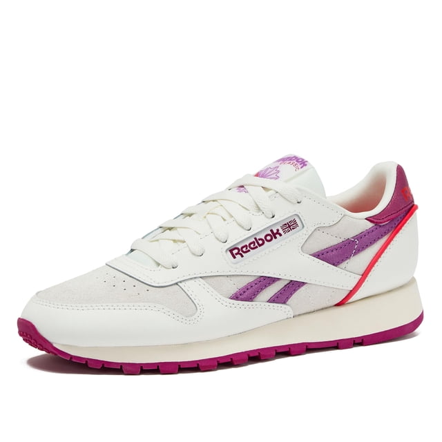 Zapatillas Reebok Classic Leather para mujer, talla 9.5, morado