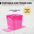 thumbnail image 5 of HAUSSIMPLE Car Trash CanWaterproof Plastic Garbage Bin Organizer with Trash Bags, 5 of 11