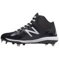 thumbnail image 4 of New Balance Men's 4040V5 Mid Metal Cleats Black/Grey Medium 8.5, 4 of 5