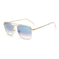thumbnail image 1 of Gafas de sol JIM HALO Retro Square con lente de aviador, 1 of 3