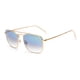 thumbnail image 1 of Gafas de sol JIM HALO Retro Square con lente de aviador, 1 of 3