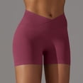 thumbnail image 2 of Fsgntruao Yoga Shorts for Women High Waisted Gym Workout Athletic Yoga Shorts with Pocket Seamless Sports Running Butt Lifting Shorts Sets Booty Fitness Dance Volleyball Summer Shorts Pants, 2 of 6