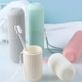 thumbnail image 4 of Grandest Birch Portable Travel Dustproof Toothbrush Toothpaste Holder Cup Case Storage Box Portable Beautiful Dust-proof Convenien, 4 of 8