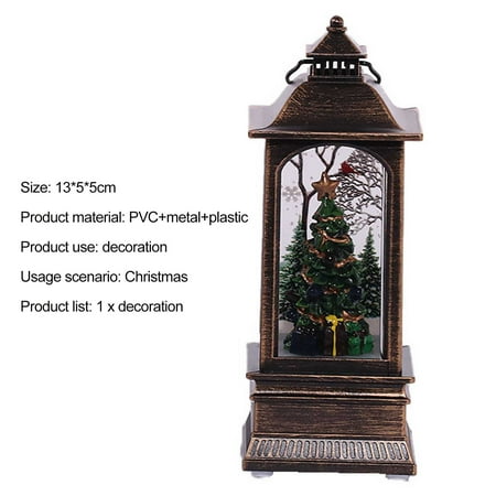 

Limei Christmas Retro Oil Lamps Decorative Vintage Unique Santa Claus Night Light Pendant