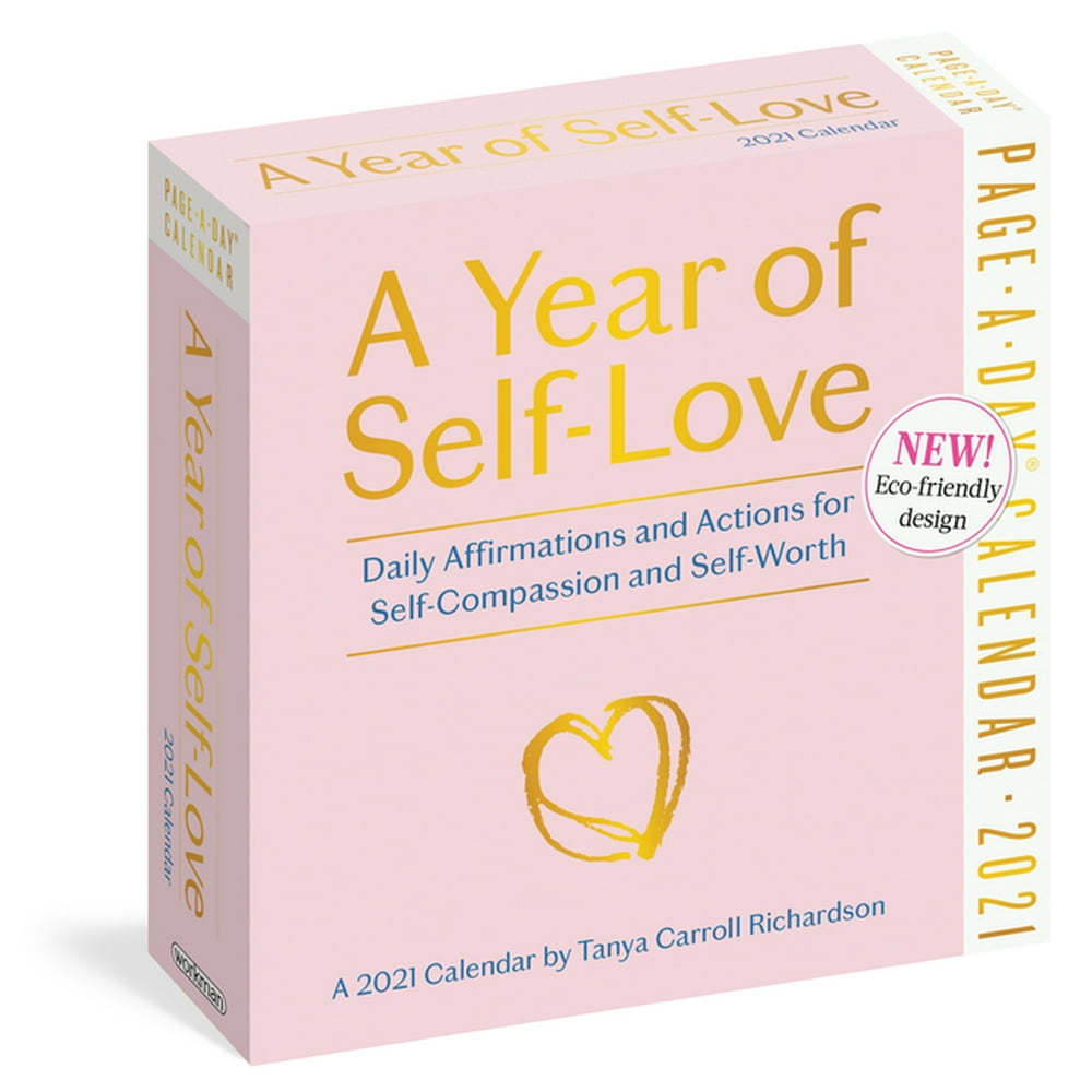 A Year of SelfLove PageADay Calendar 2021 Daily Affirmations and