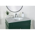 thumbnail image 4 of Elegant Decor Park Avenue 32" Metal MDF Marble Single Bathroom Vanity in Green, 4 of 8