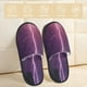 thumbnail image 2 of Fotbe Thunderstorm Violet Purple Pantuflas Peludas para Mujer con Estampado, Zapatillas de Peluche, Zapatos de Invierno para Casa, Uso Interior y Exterior-Large, 2 of 8