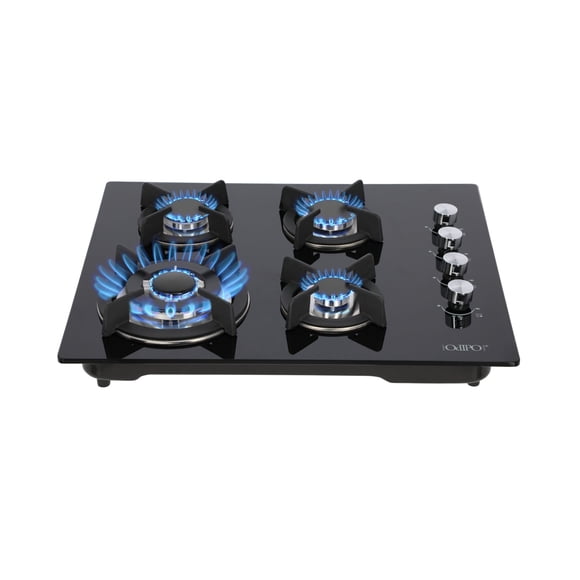 Parrilla de gas 4 quemadores cristal 60cm Clio