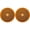 2x Amber, variant on Round Reflector Class A 3-3/16" with Center Mounting Hole for Trucks Boats Suv's