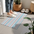 thumbnail image 4 of Blue and Red Christmas Pattern Door Rugs,Washable Non Slip Door Mats Indoor,Decorative Door Mats,Entry Mat Indoor for Entrance,Bedroom,Kitchen,Bathroom,16"x24", 4 of 6