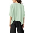 thumbnail image 6 of Sherrylily Summer Women Oversized Cropped T-Shirts Casual Short Sleeve Loose Tops, 6 of 6