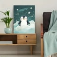 thumbnail image 5 of Cute Penguin Canvas Wall Art， Perfect for Bedroom， Living Room， Nursery， Office， and Bathroom Decor., 5 of 8