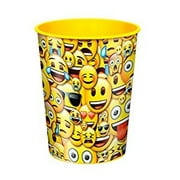 Smile Emoji Plastic Cup, 16 oz, 1ct by Unique Industries