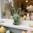 thumbnail image 4 of Easter Crochet Bunny Plush Doll Handmade Stuffed Animal Easter Decor Family Gift Easter Baskets Fillers Easter Decorations, 4 of 6