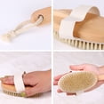 thumbnail image 3 of Matsuzay Cepillo de baño Exfoliante Manual Masaje Ducha Depurador Universal Lavable Exfoliante Limpieza de la piel Exfoliante Masajeador Juegos de accesorios de baño PC 1 Matsuzay JJ12299-00B, 3 of 6