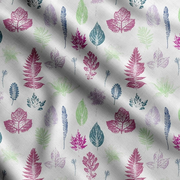 Soimoi Watercolor Floral Print,Cotton Cambric, Quilting Fabric Sold by The Yard 42 Inch Wide, Medium Weight Cotton Fabric, SewingSupplies,Magenta