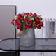 thumbnail image 2 of Flores artificiales Matsuzay ramo de rosa de eucalipto decoración del hogar adorno Rojo, 2 of 6