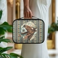 thumbnail image 4 of FKELYI American Tribal Floral Horse Print Faux Leather Bible Cover for Women Men Church Bible Bag with Zipper Pocket Scripture Protector Book Organzier Holder for Prayer, 4 of 6