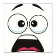 thumbnail image 1 of 3D Surprised Face Toilet Decal Funny Bathroom Sticker Lid Cover Durable Restroom Decoration, 1 of 6