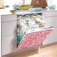 thumbnail image 5 of Dailycode Dishwasher Magnet Cover Magnetic Fridge Door Cover Home Kitchen Decor, Many Red Heart, 23"x 26", 5 of 6