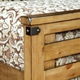 thumbnail image 3 of Furniture of America Moira I Wood Panel Bed, California King, Weathered Elm, 3 of 4