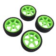 thumbnail image 3 of 4pcs 17mm RC Rally Car Tires, Plastic Rally Racing Tires Wheel Rims for 1/7 1/8 RC Car, 3 of 7