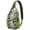 Floral Dog Des, variant on Vintage Pastoral Style Sling Backpack Lightweight Crossbody Bag for Hiking, Shopping and Daily Essentials