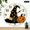 10x10in, variant on Creowell 1pc Glitter Witch Hat Polka Dot Pumpkin Theme Silent Non Ticking Round Wall Clock, Decor Gift Lobby Corridor Dining Room Bedroom Office Classroom