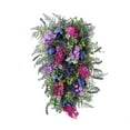 thumbnail image 1 of Printemps Porte d'Entrée Swag Violet Rustique Décoration Ferme Coloré Cottage Couronnes de Printemps pour la Porte d'Entrée, 1 of 5