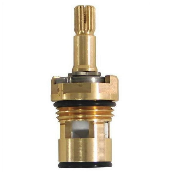 Stem, Ceramic Cartridge,  Fits Brand American Standard,  Brass,  Brass Finish