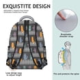 thumbnail image 5 of Adorable Cat Backpack for Women & Teens - Waterproof School Bag for Travel & College - Lightweight Laptop Friendly with Organizer Pockets, 5 of 6