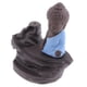 thumbnail image 4 of Estatua del Pequeño Tathagata, Buda de Meditación, Quemador, Incensario de Cono Azul, 4 of 8