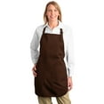 thumbnail image 2 of Port Authority Full Length Apron with Pockets-One Size (Coffee Bean), 2 of 2
