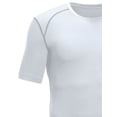 thumbnail image 2 of Expert Brand Men's Airstretch™ Base Layer Compression T-Shirt, White, Medium, 2 of 4