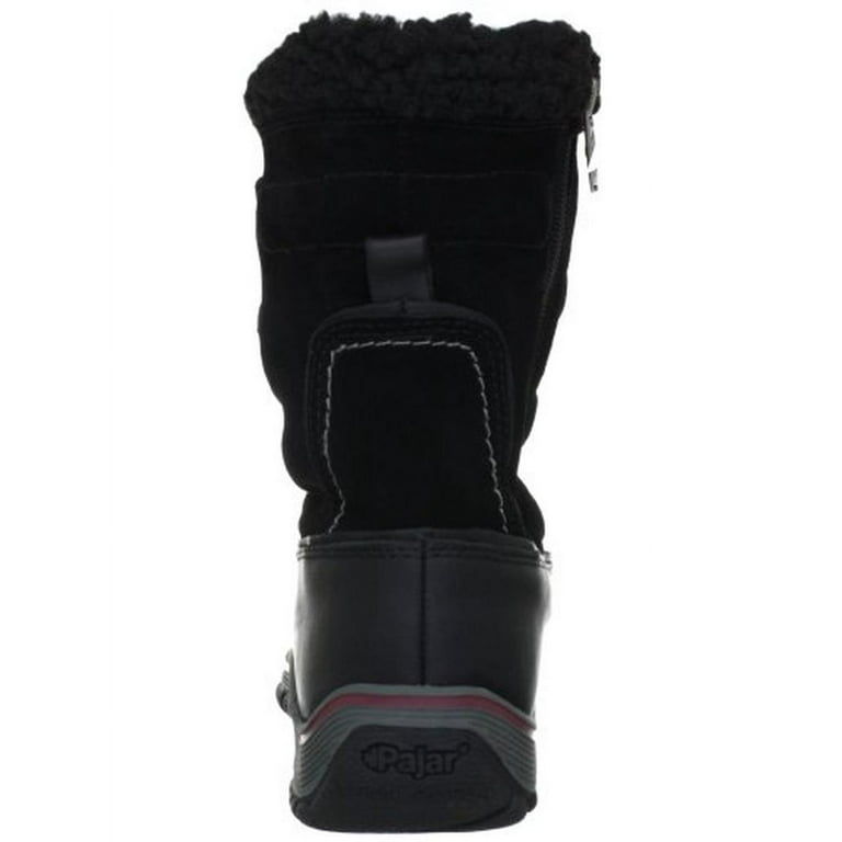 Pajar Womens Alina Leather Waterproof Snow Boots Walmart