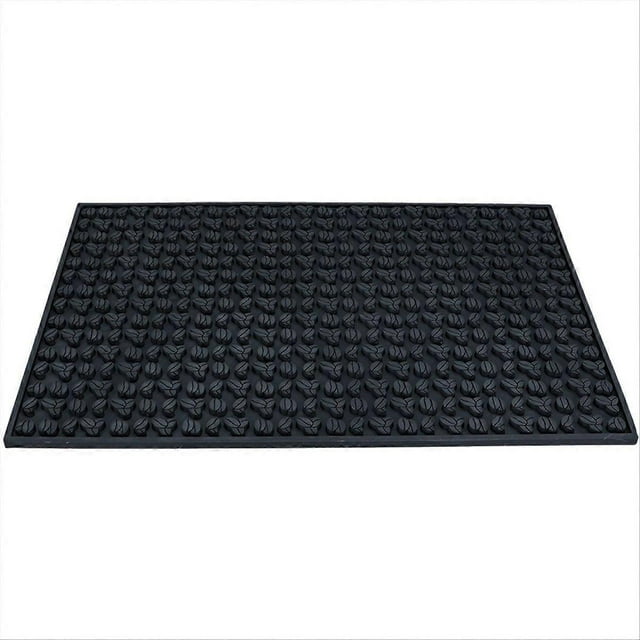 Bar Mat 45x30x0.8CM Mats Non Slip PVC Bar Service Spill Mat Black