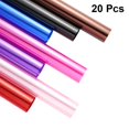 thumbnail image 3 of 20pcs 56cm-58cm Clear Cellophane Wrap 7 Color Waterproof Cellophane Wrap For Flower Bouquet Wrapping Arts And Crafts Random Color, 3 of 3