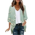 thumbnail image 2 of NJDVHB Cardigan d'Hiver pour Femmes, Blouse Décontractée à Manches Longues avec Poche, 2 of 5