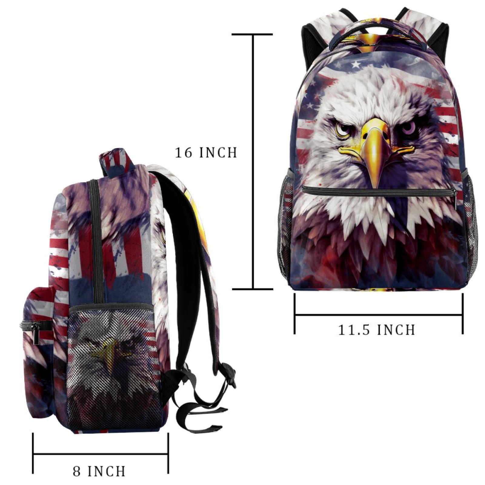 Lightweight Backpack Eagle School Bag Travel Laptop Daypack  display picture 2