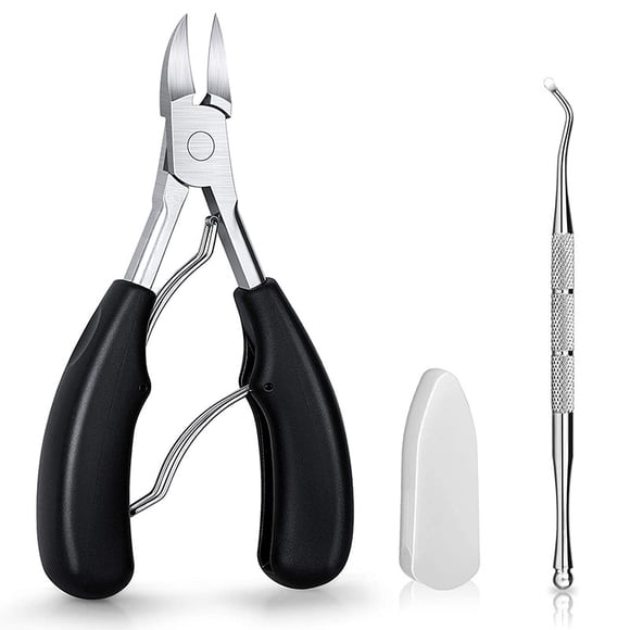 Toenail Clippers for Adults & Seniors, Large Professional Pedicure Toe nail Clippers, Easy to Cut Thick, Ingrown & Side Nails Precisely, Podiatrist Nail Nippers for Fungus Treatment